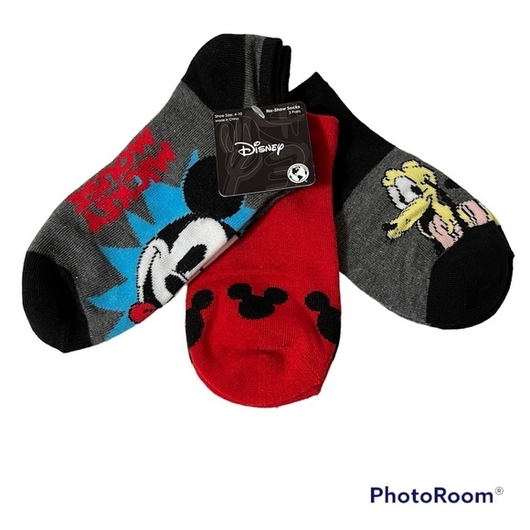 3 Pack Disney No-show Socks Womens Size 4-10 - Picture 1 of 4
